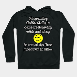 Dickheaded Behavior can be fun Hoodie